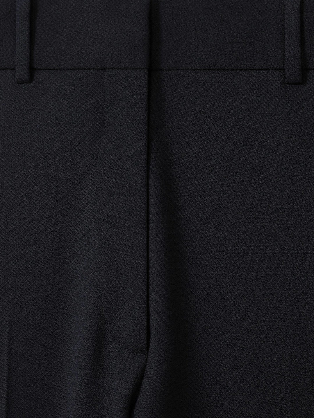 Reiss Offer - Petite Wool-Blend Tailored Flared Suit Trousers in Navy