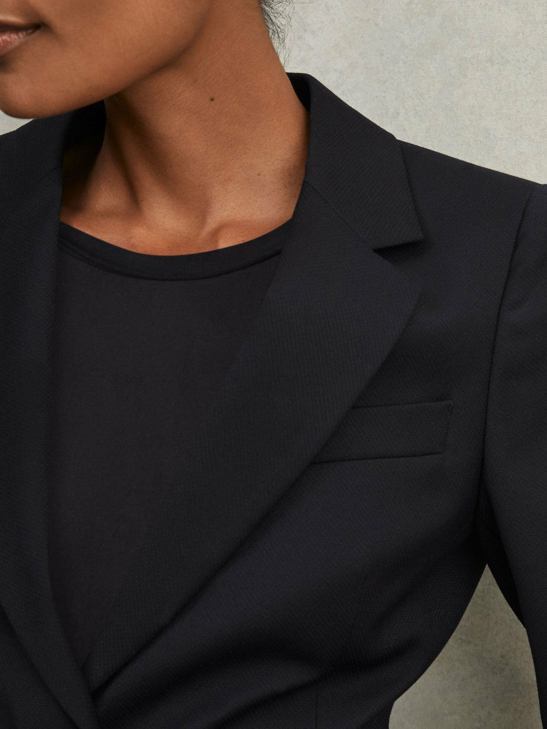 Reiss Single Breasted Suit Blazer in Navy