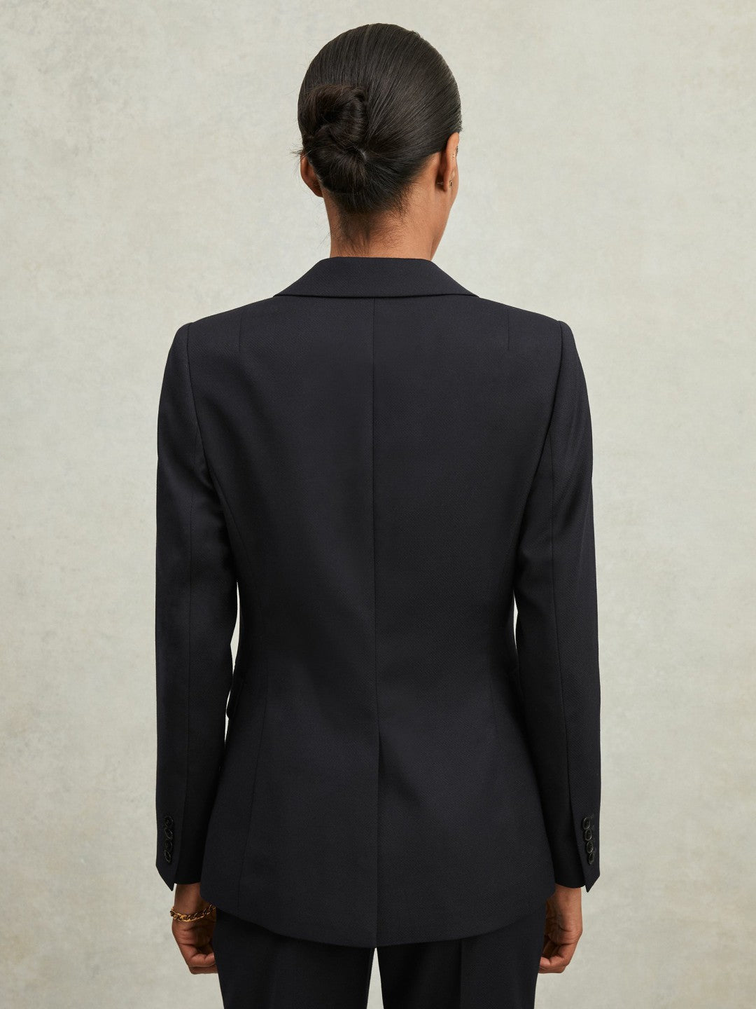 Reiss Single Breasted Suit Blazer in Navy