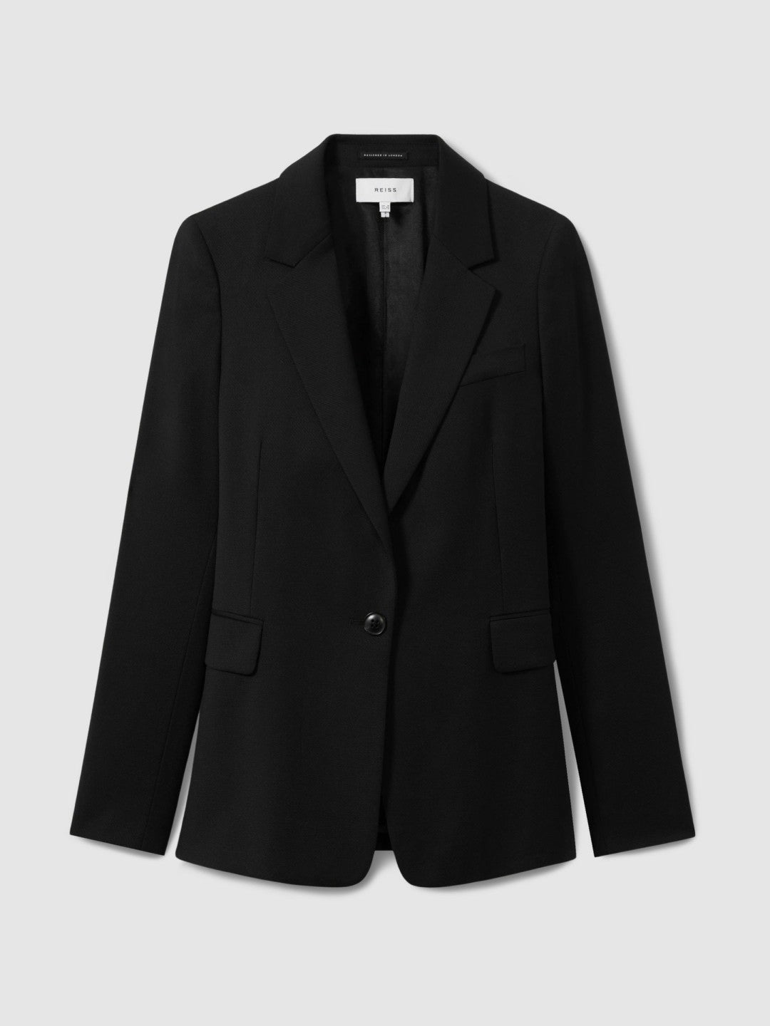 Reiss Value - Single Breasted Suit Blazer in Black