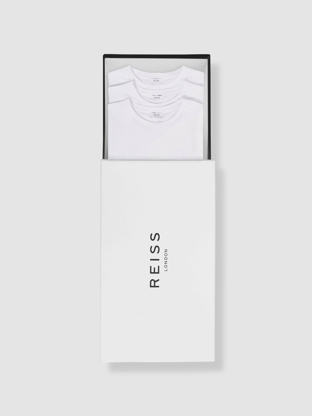 Reiss Value - Three Pack Of Crew Neck T-shirts in White