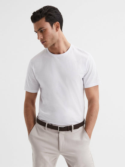 Reiss Value - Three Pack Of Crew Neck T-shirts in White