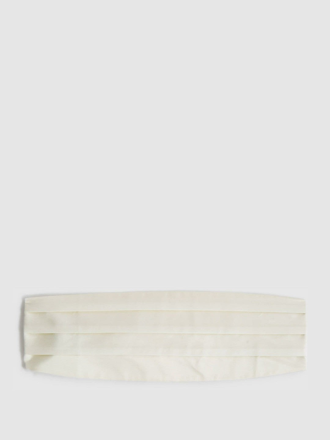 Reiss Savings - Silk Cummerbund in Ivory