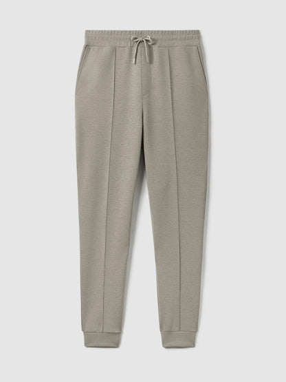 Reiss Savings - Drawstring Jersey Joggers in Taupe
