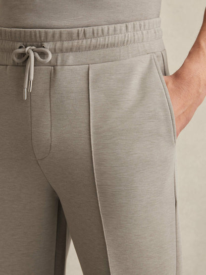 Reiss Savings - Drawstring Jersey Joggers in Taupe