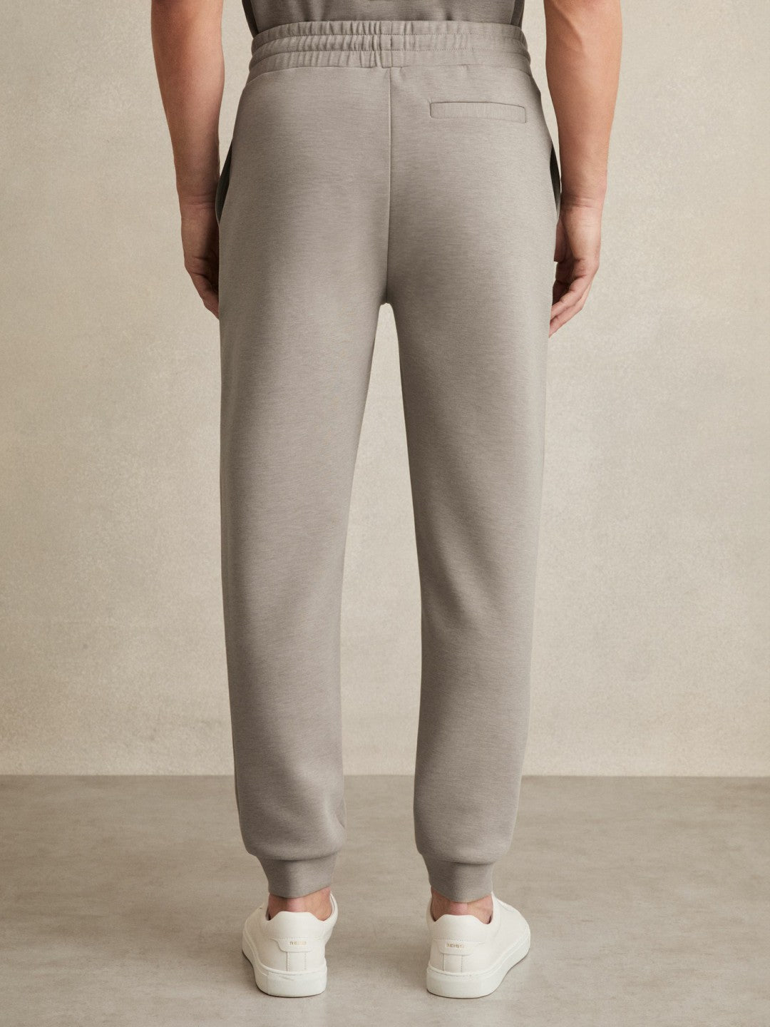 Reiss Savings - Drawstring Jersey Joggers in Taupe