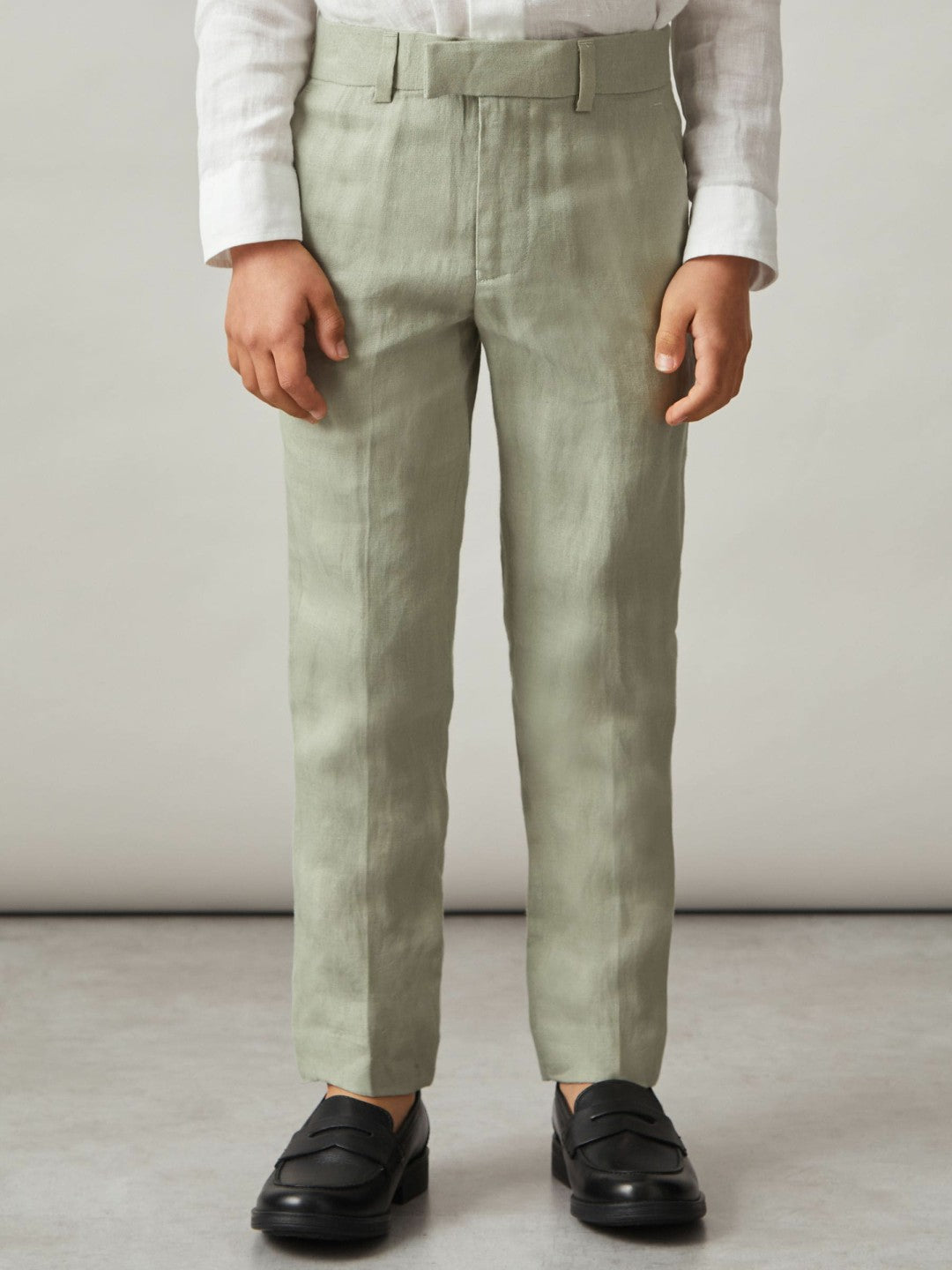 Reiss Savings - Linen Suit Shorts in Apple