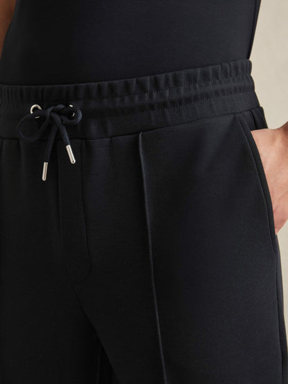 Reiss Sale - Drawstring Jersey Joggers in Navy Blue