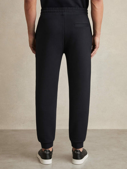 Reiss Sale - Drawstring Jersey Joggers in Navy Blue