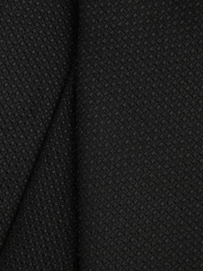 Reiss Featured - Textured Silk Blend Tie in Black