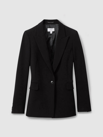 Reiss Popular Choice - Tailored Single Breasted Suit Blazer in Black