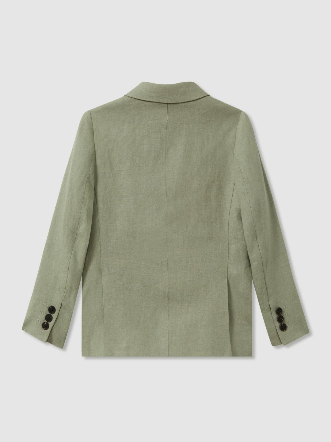 Reiss Affordable - 9-13 yrs Linen Single Breasted Blazer in Apple
