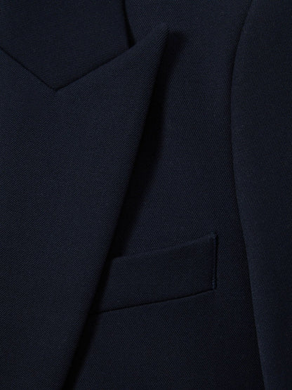 Reiss Featured - Petite Tailored Single Breasted Suit Blazer in Navy