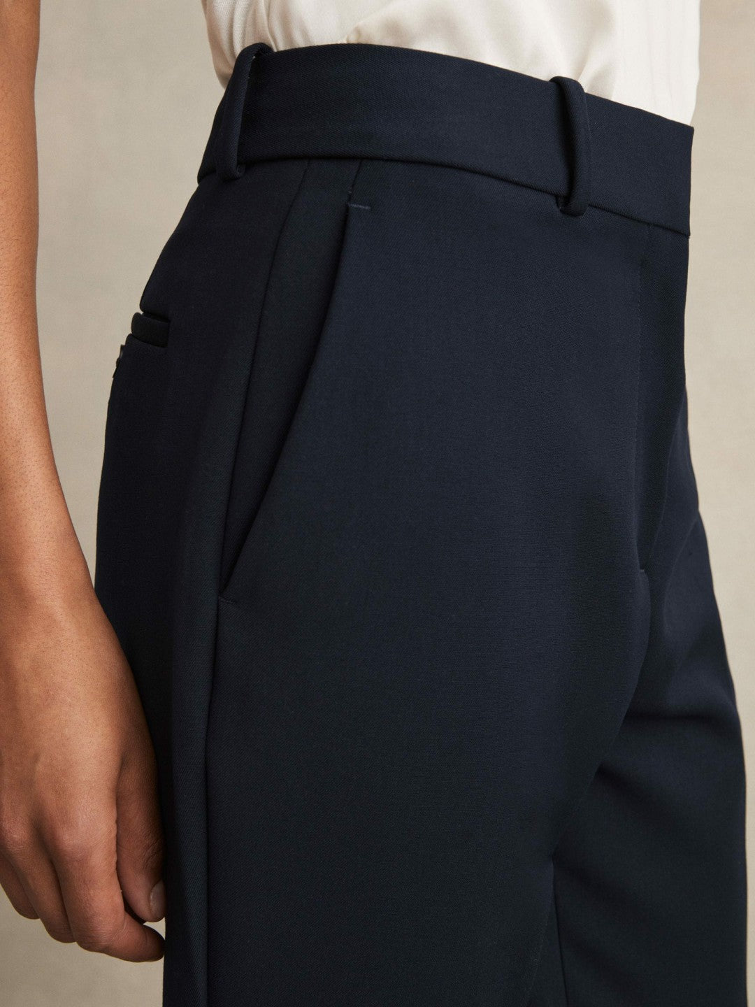 Reiss Slim Fit Suit Trousers in Navy