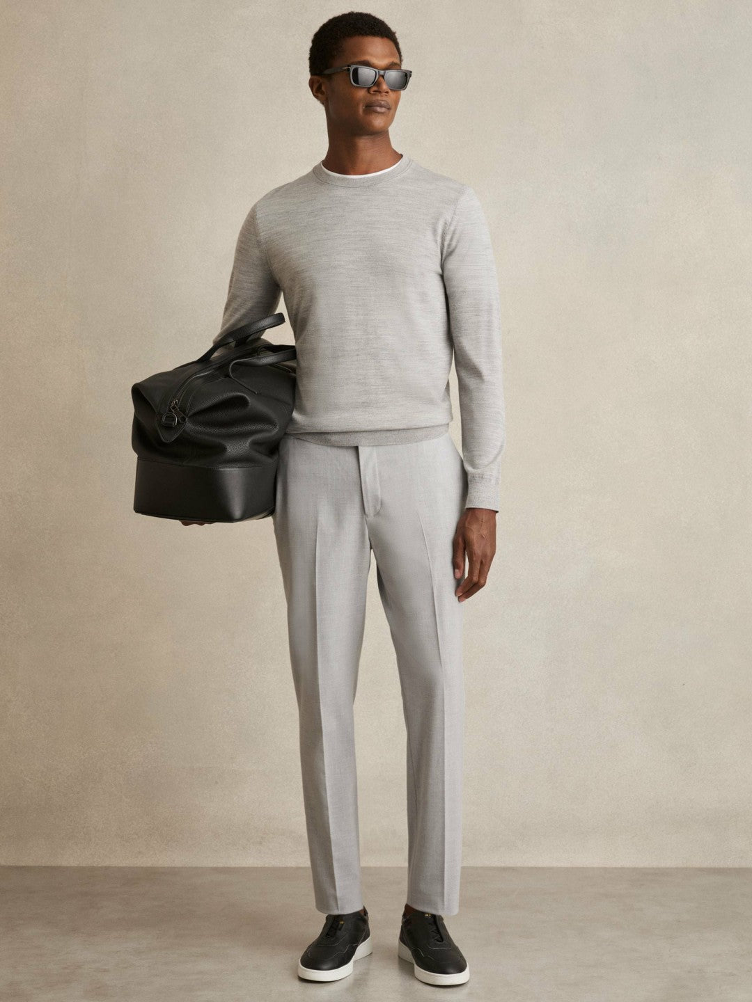 Reiss Offer - Slim-Fit Drawstring Trousers in Grey