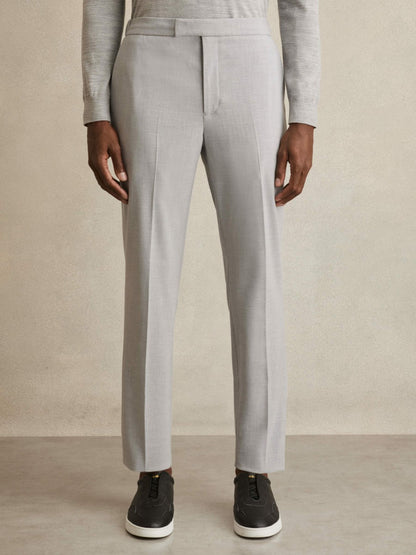Reiss Offer - Slim-Fit Drawstring Trousers in Grey
