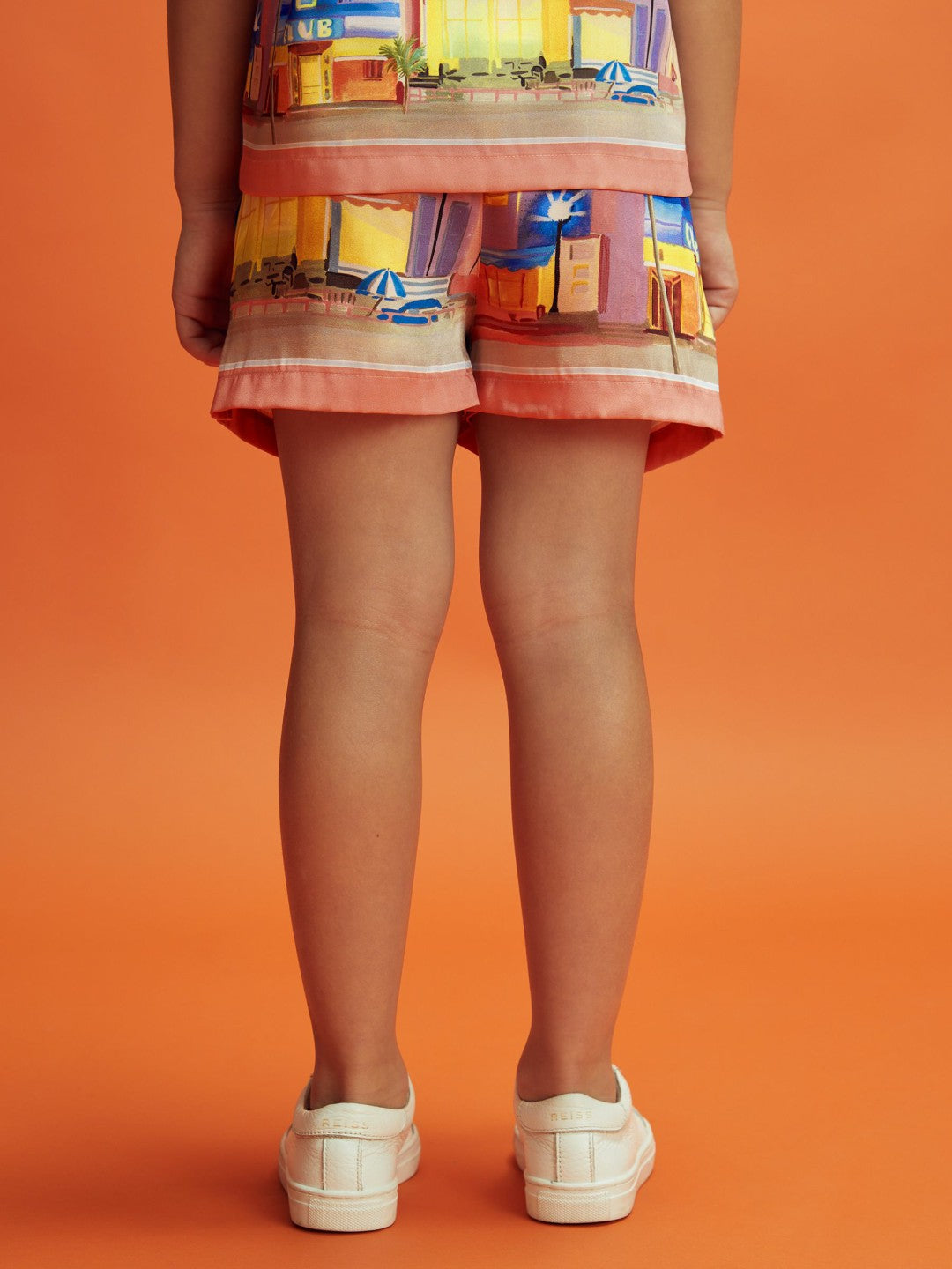 Reiss Sale - Junior McLaren F1 Miami Drawstring Shorts in Pink Multi