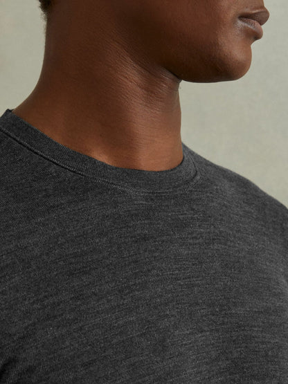 Reiss Offer - Pack of Two Merino Wool Jumpers in Derby Grey Marl