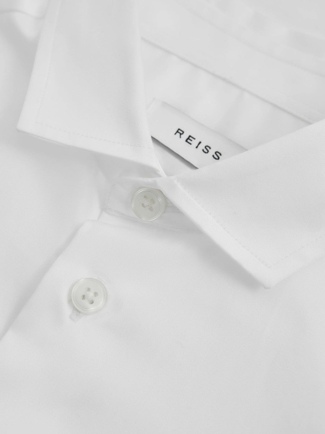 Reiss Value - 3-9 yrs Slim Fit Cotton Shirt in White