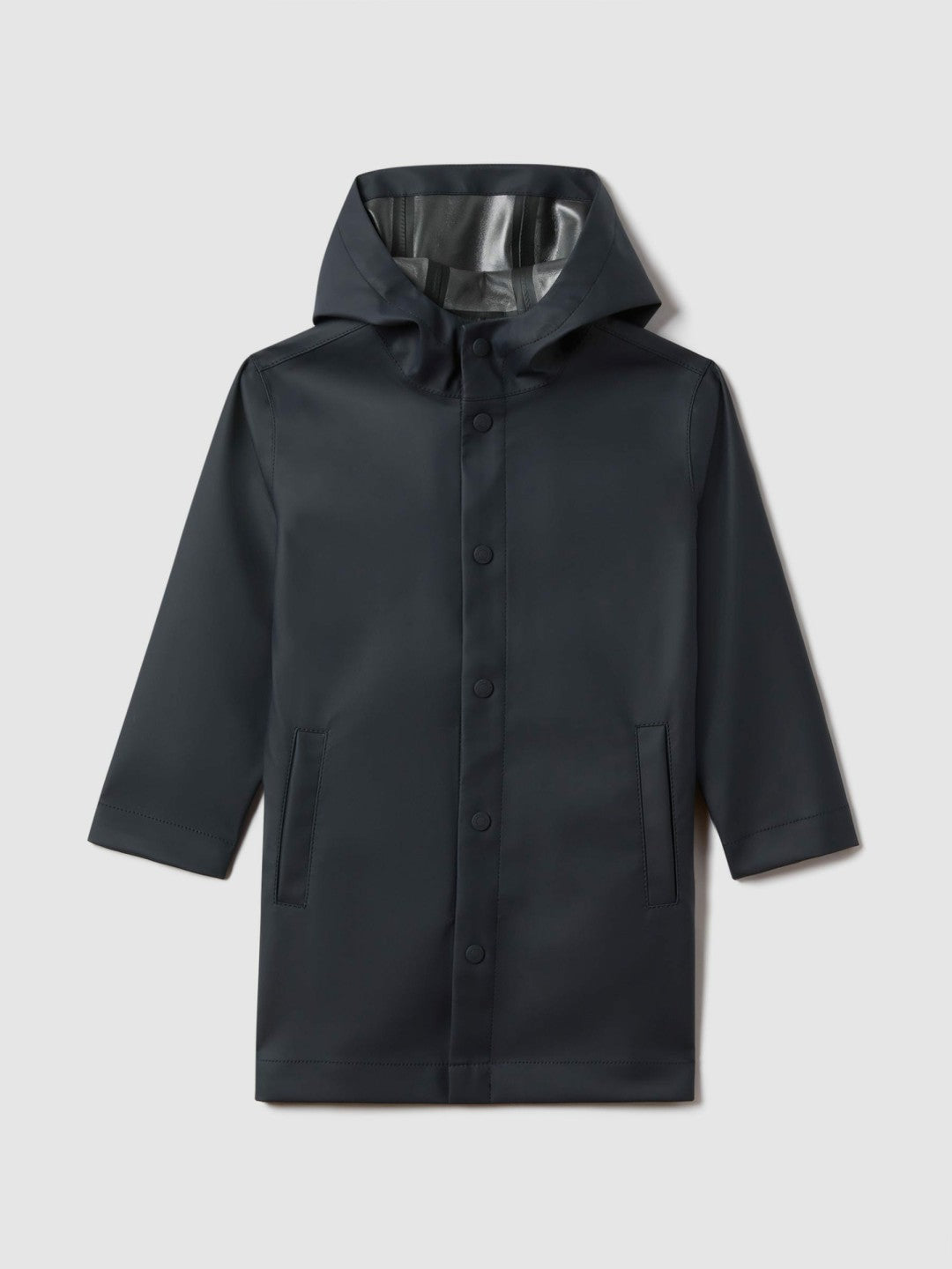 Reiss 3-9 yrs Water Repellent Hooded Coat in Navy