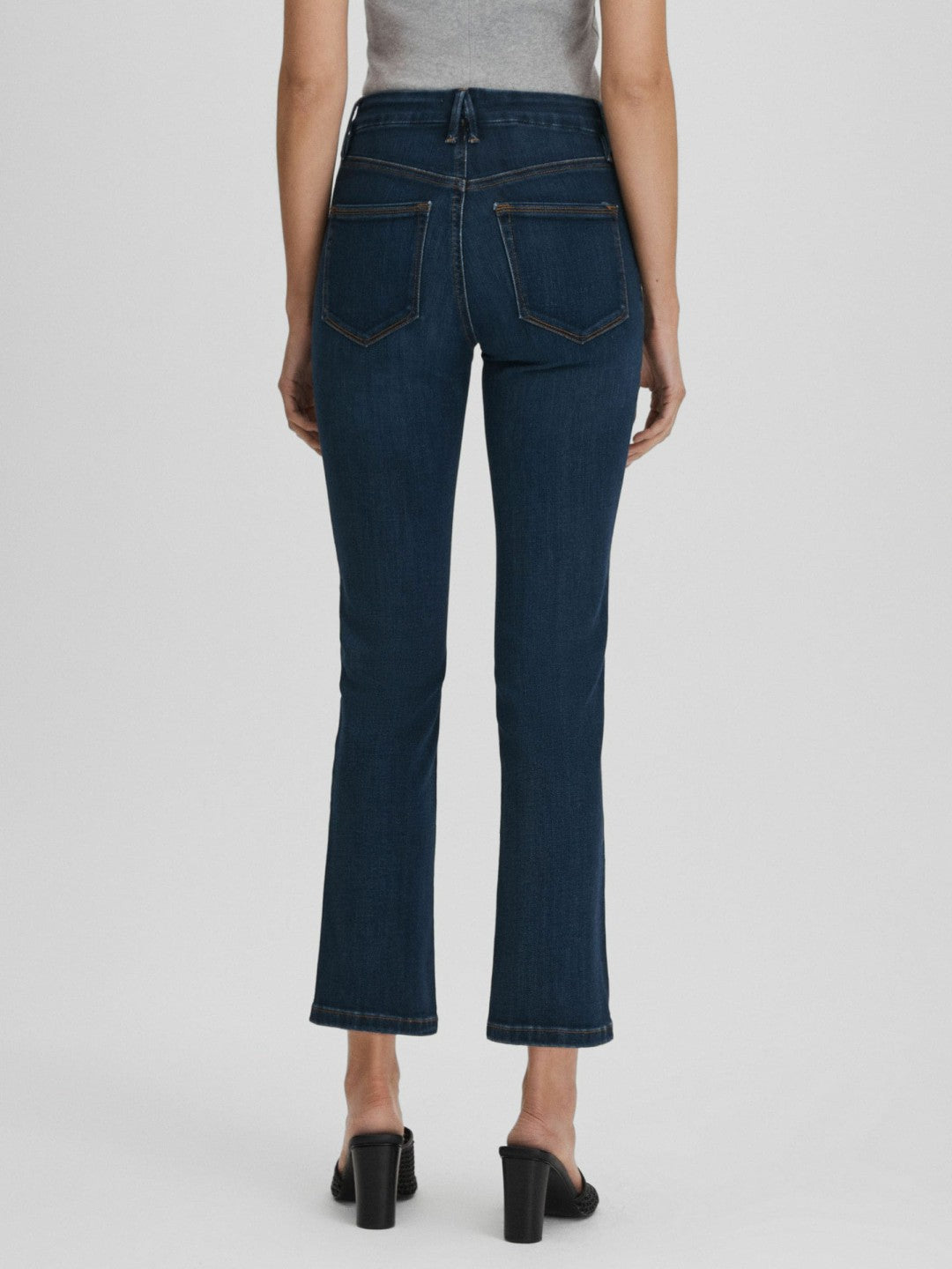 Reiss Deal - Good American Slim Fit Cropped Jeans in Blue