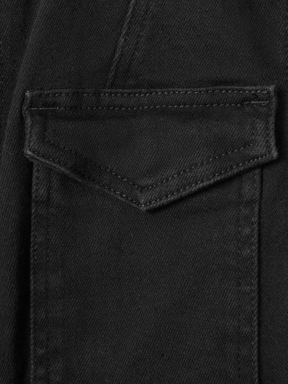 Reiss Featured - Good American Denim Jumpsuit in Black