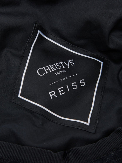 Reiss Savings - Wool Blend Baker Boy Cap in Navy