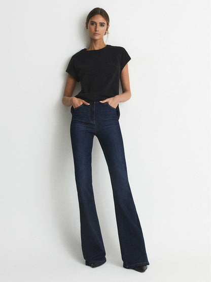 Reiss Savings - Cotton-jersey T-shirt in Black
