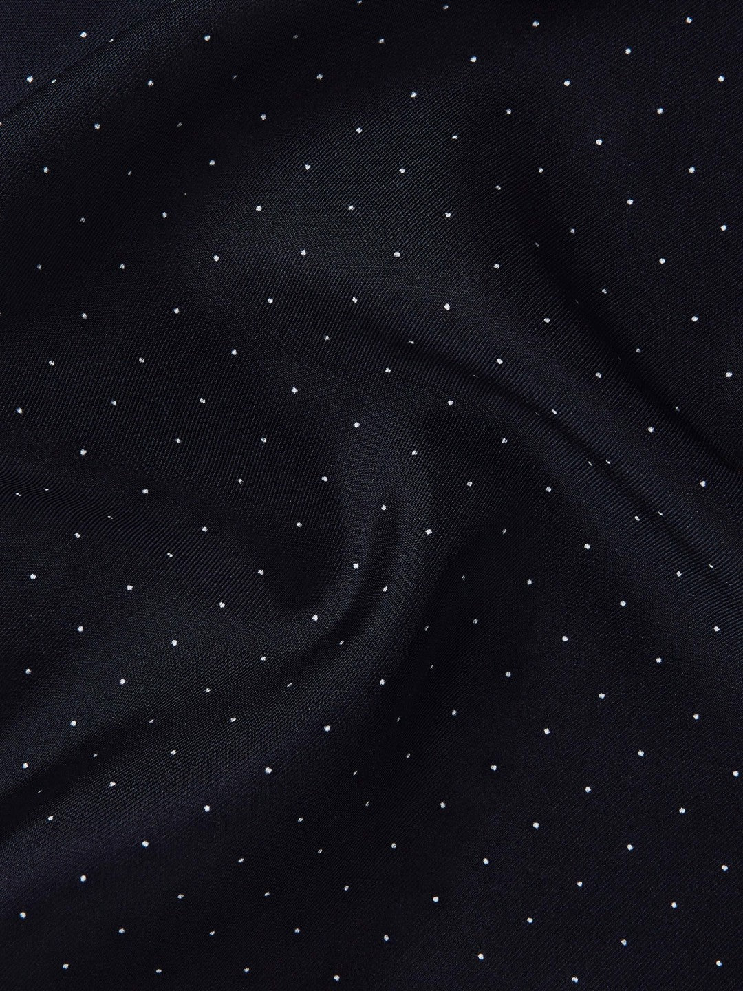 Reiss Sale - Polka Dot Silk Pocket Square in Navy