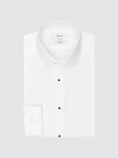 Reiss Sale - Slim Fit Dinner Shirt in White