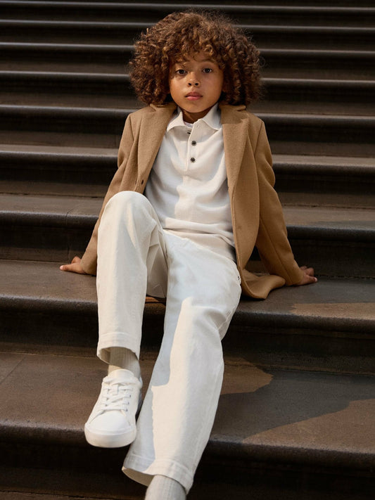 Reiss Savings - 9-14 yrs Slim Fit Casual Chinos in White