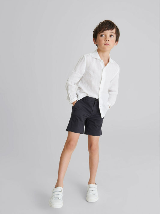 Reiss Offer - 4-9 yrs Casual Chino Shorts in Navy