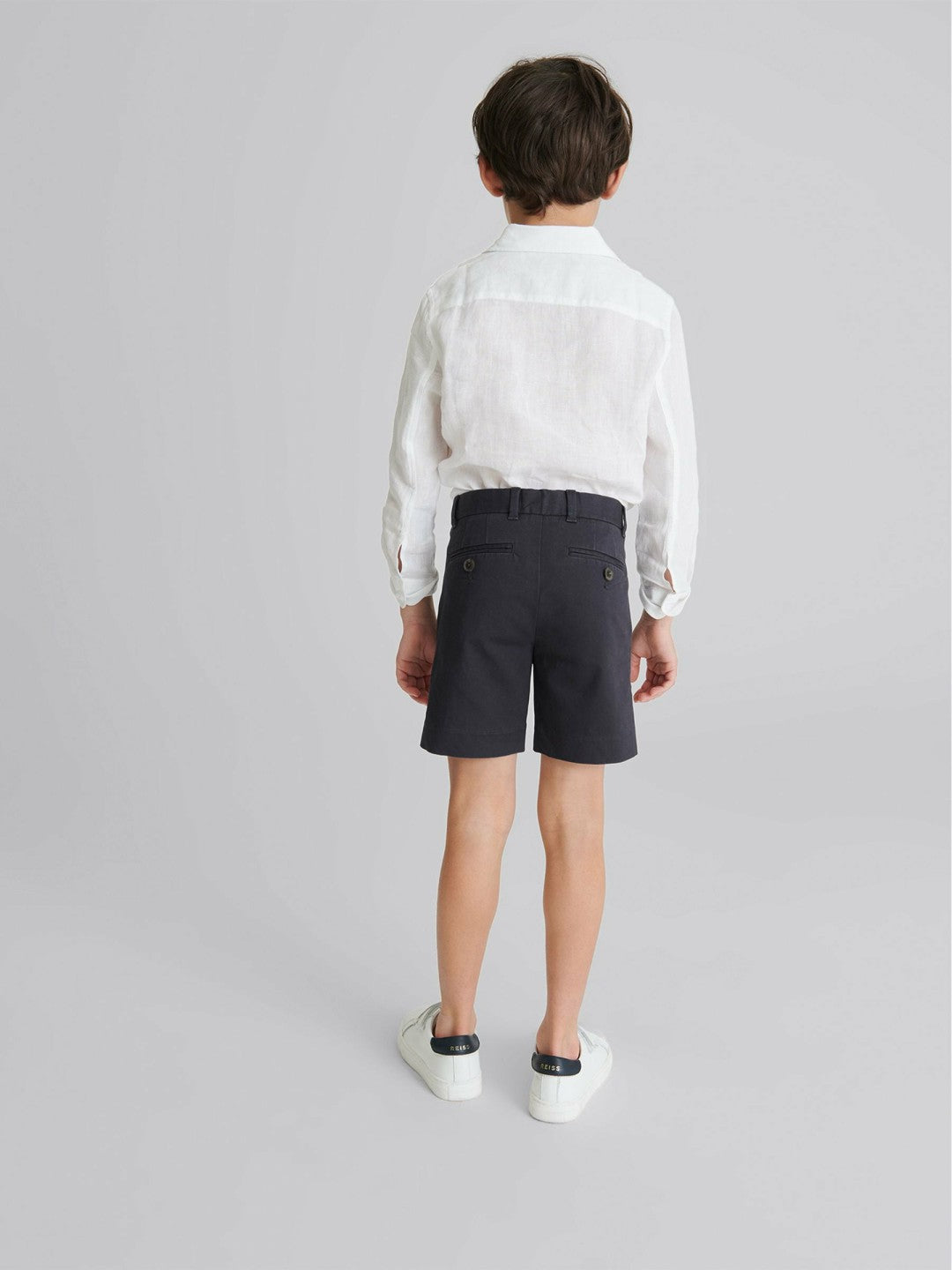 Reiss Offer - 4-9 yrs Casual Chino Shorts in Navy