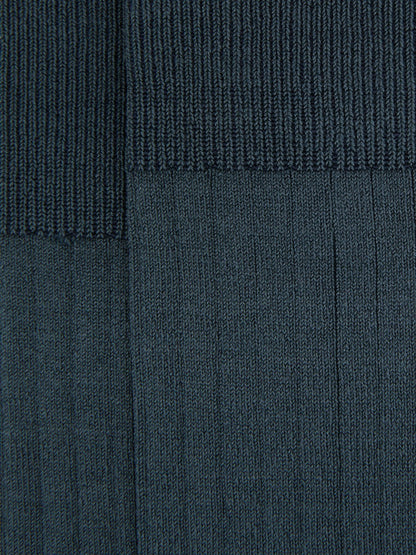 Reiss Affordable - Ribbed Socks in Airforce Blue