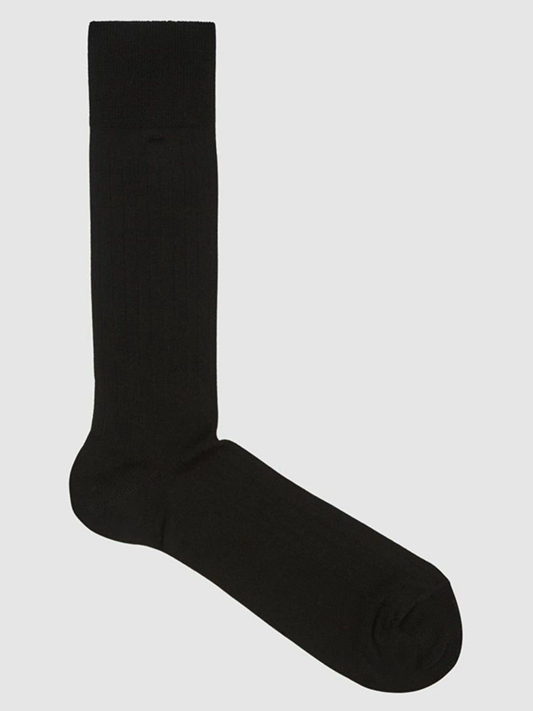 Reiss Popular Choice - Ribbed Socks in Black