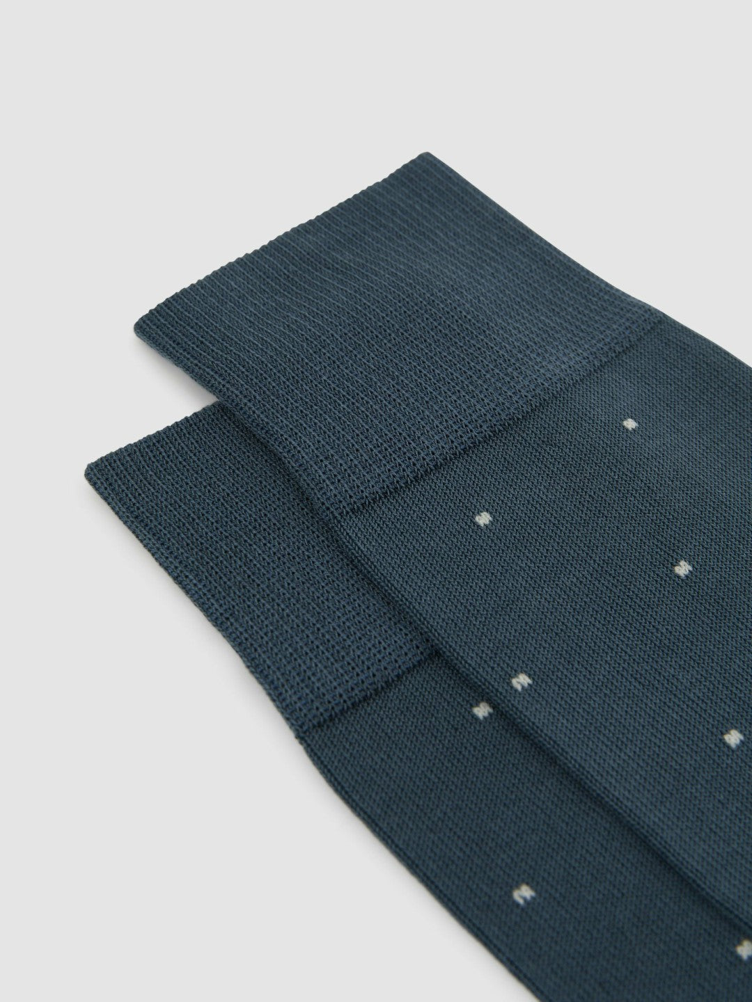 Reiss Featured - Polka Dot Socks in Airforce Blue
