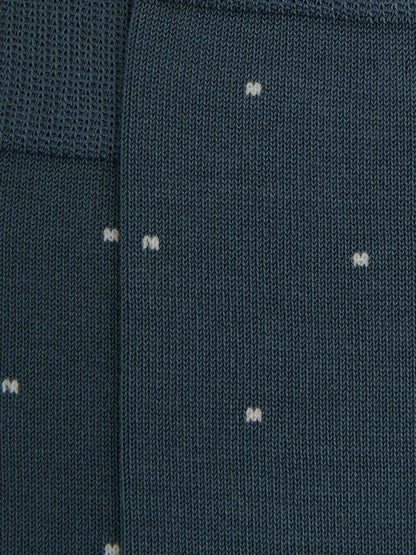 Reiss Featured - Polka Dot Socks in Airforce Blue