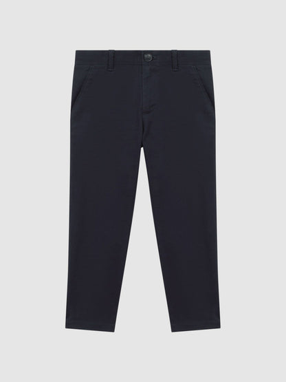 Reiss Sale - 9-14 yrs Slim Fit Casual Chinos in Navy