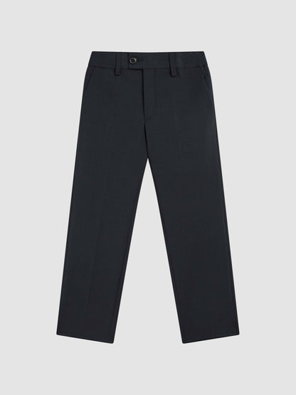 Reiss Value - 4-9 yrs Wool-Blend Suit Trousers in Navy