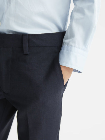 Reiss Value - 4-9 yrs Wool-Blend Suit Trousers in Navy