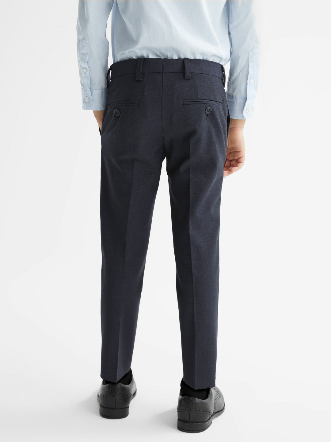 Reiss Value - 4-9 yrs Wool-Blend Suit Trousers in Navy
