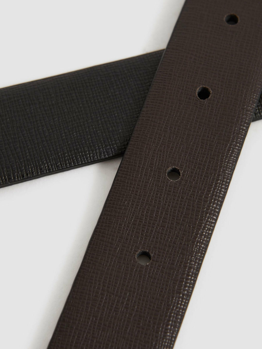 Reiss Deal - Reversible Leather Belt in Black/Brown