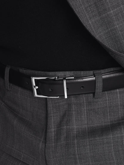 Reiss Deal - Reversible Leather Belt in Black/Brown