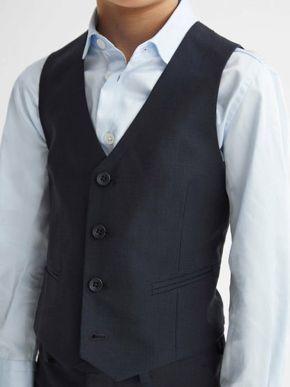 Reiss Featured - 4-9 yrs Modern Fit Waistcoat in Navy