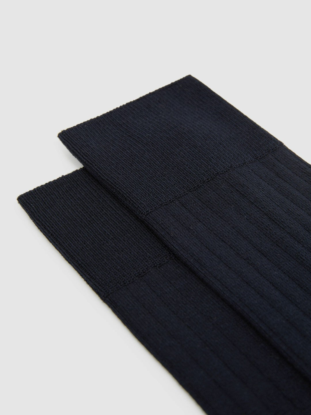 Reiss Affordable - Ribbed Socks in Navy