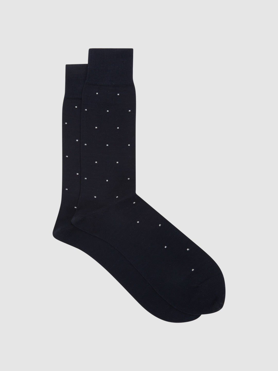 Reiss Deal - Polka Dot Socks in Navy