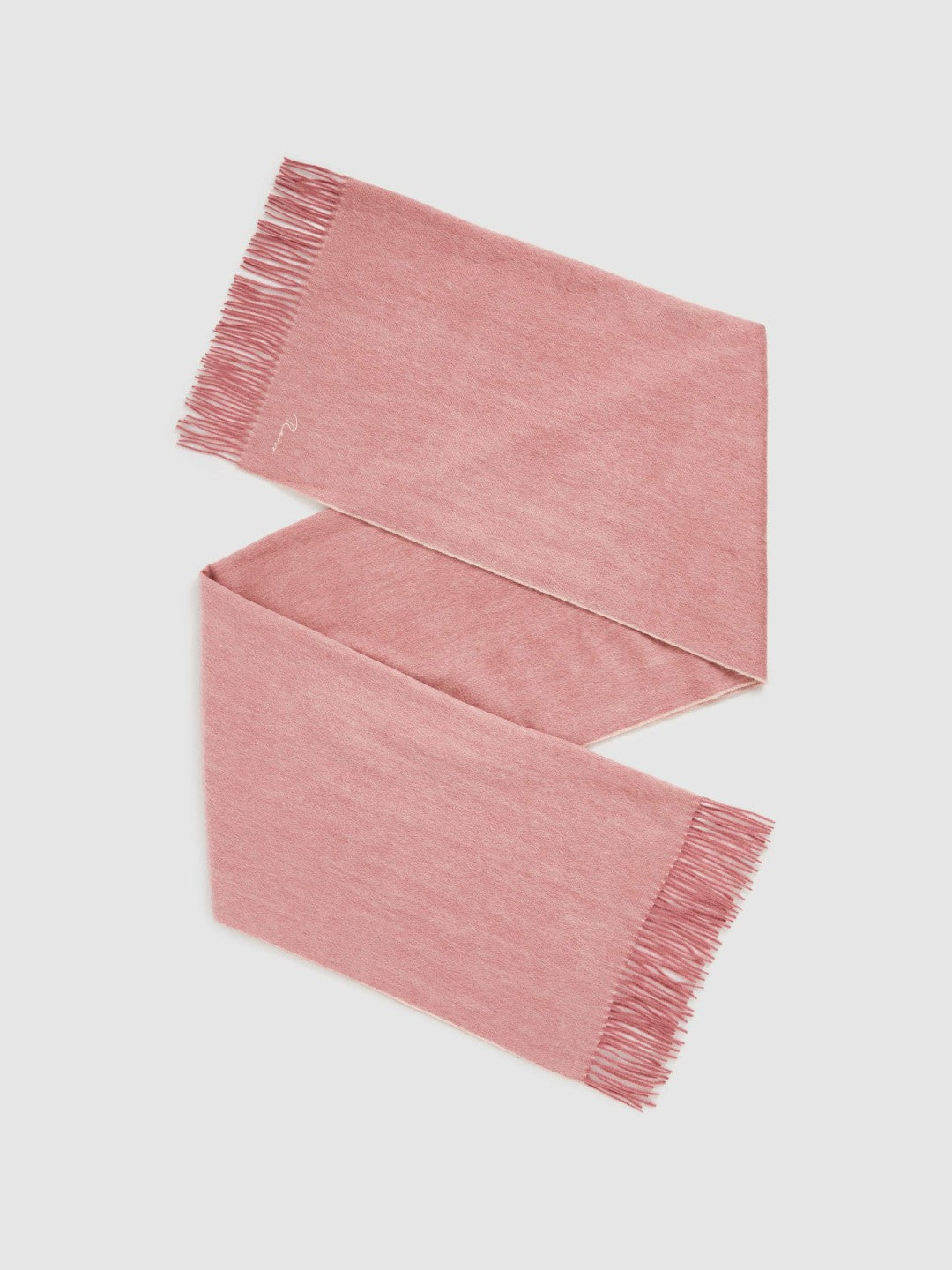 Reiss Savings - Wool-Cashmere Scarf in Blush