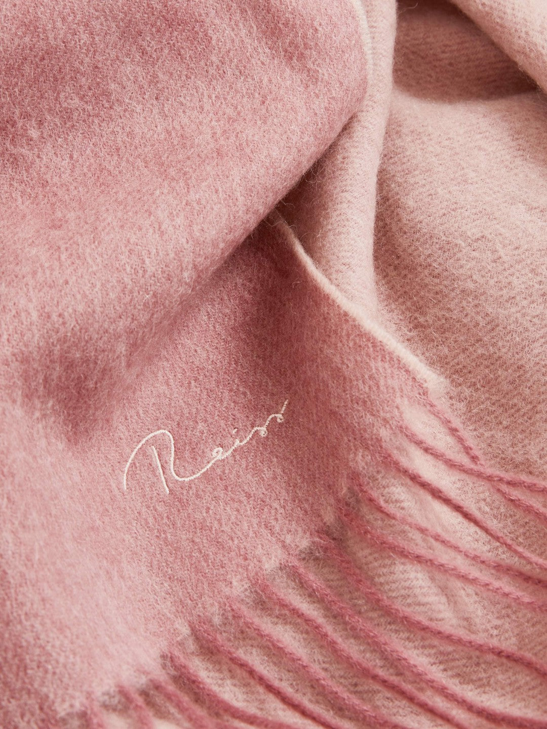 Reiss Savings - Wool-Cashmere Scarf in Blush