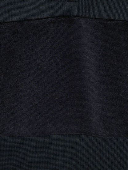 Reiss Popular Choice - 3-9 yrs Slim Fit Half-Zip Funnel Neck Velour Sweatshirt in Navy