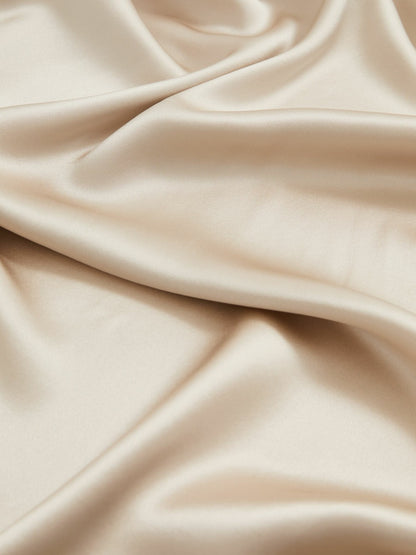 Reiss Silk Slip Maxi Skirt in Champagne Neutral